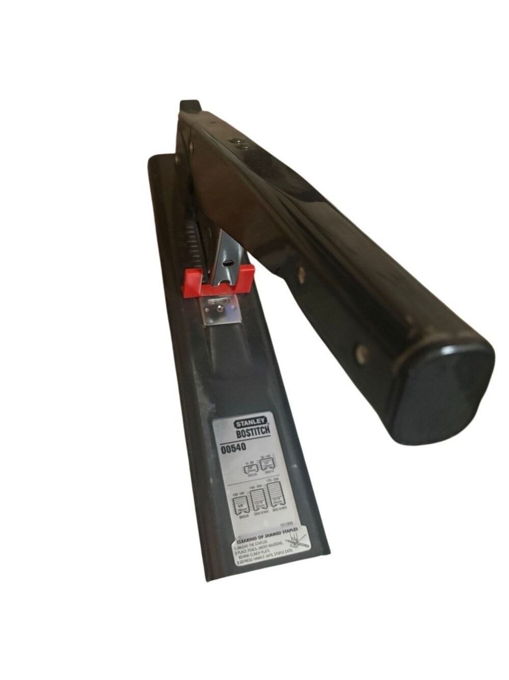 Stanley Bostitch 00540 Extra Heavy-Duty Stapler Black 215-Sheet Capacity